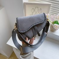 Women's All Seasons Pu Leather Solid Color Streetwear Shell Flip Cover Shoulder Bag Handbag main image 5