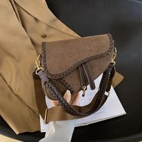 Women's All Seasons Pu Leather Solid Color Streetwear Shell Flip Cover Shoulder Bag Handbag main image 6