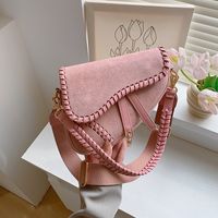 Women's All Seasons Pu Leather Solid Color Streetwear Shell Flip Cover Shoulder Bag Handbag main image 4