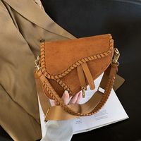 Women's All Seasons Pu Leather Solid Color Streetwear Shell Flip Cover Shoulder Bag Handbag main image 3