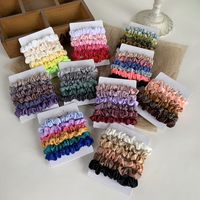 Simple Style Solid Color Cloth Hair Tie main image 1