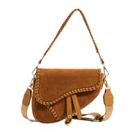 Women's All Seasons Pu Leather Solid Color Streetwear Shell Flip Cover Shoulder Bag Handbag sku image 2