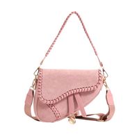 Women's All Seasons Pu Leather Solid Color Streetwear Shell Flip Cover Shoulder Bag Handbag sku image 4