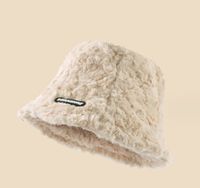 Women's Elegant Pastoral Letter Solid Color Curved Eaves Bucket Hat main image 4