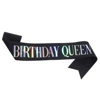 Birthday Letter Glitter Cloth Party Costume Props 1 Piece sku image 37