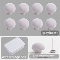 Cute Solid Color Stainless Steel Metal Holder Storage Box Artificial Decorations sku image 5