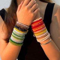 Casual Simple Style Commute Solid Color Artificial Crystal Wholesale Bracelets main image 1