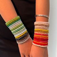 Casual Simple Style Commute Solid Color Artificial Crystal Wholesale Bracelets main image 5
