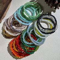 Lässig Einfacher Stil Pendeln Einfarbig Künstlicher Kristall Großhandel Armbänder main image 4
