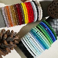 Casual Commute Solid Color Artificial Crystal Wholesale Bracelets main image 5