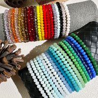 Casual Commute Solid Color Artificial Crystal Wholesale Bracelets main image 3