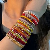 Casual Round Artificial Crystal Beaded Women's Bracelets main image 8