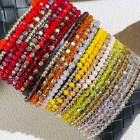 Casual Round Artificial Crystal Beaded Women's Bracelets main image 3