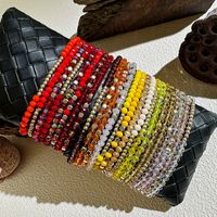 Casual Round Artificial Crystal Beaded Women's Bracelets main image 1