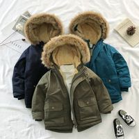 Casual Basic Simple Style Solid Color Pocket Polyester Boys Outerwear main image 9