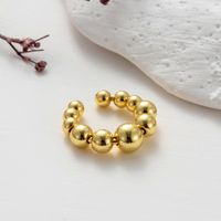 1 Piece Vintage Style Cool Style Geometric Eye Snake Plating Copper 18k Gold Plated Ear Studs sku image 8