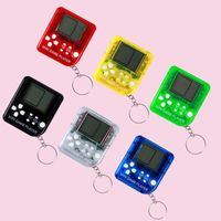 Mini Handheld Tetris Nostalgic Classic Game Machine Keychain Toy Wholesale sku image 2