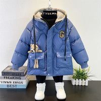Casual Basic Simple Style Animal Solid Color Pocket Polyester Boys Outerwear main image 6