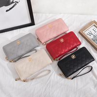 Women's Solid Color Pu Leather Zipper Wallets main image 6