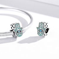 Casual Hand Of Fatima Sterling Silver Inlay Zircon Jewelry Accessories main image 3