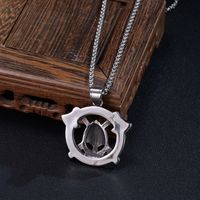 Hip-Hop Vintage Style Axe Stainless Steel No Inlay Men's Pendant Necklace main image 3