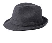 Men's Basic Classic Style Solid Color Wide Eaves Fedora Hat sku image 2