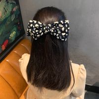 Cute Bow Knot Flannel Hair Clip main image 5