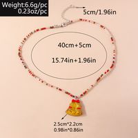 Cute Elk Glass Wholesale Pendant Necklace main image 10