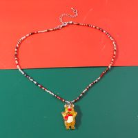 Süß Elch Glas Großhandel Halskette Mit Anhänger sku image 9