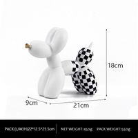 Simple Style Commute Dog Resin Decorative Ornaments Artificial Decorations sku image 26