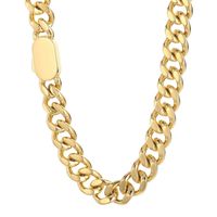 Rostfreier Stahl 18 Karat Vergoldet Einfacher Stil Überzug Geometrisch Armbänder Halskette main image 4