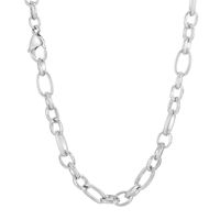 Titanium Steel 18K Gold Plated Classic Style Chain Solid Color Necklace main image 3