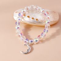 Vacation Moon Plastic Beaded Women's Bracelets sku image 3
