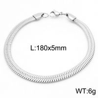 Titanium Steel 18K Gold Plated Classic Style Plating Chain Solid Color Necklace sku image 10
