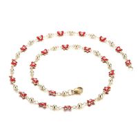 Wholesale Simple Style Eye Butterfly Copper Enamel Plating 18K Gold Plated Necklace main image 5