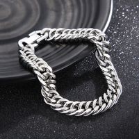 Simple Style Geometric Stainless Steel Bracelets Necklace main image 3