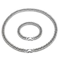 Simple Style Geometric Stainless Steel Bracelets Necklace main image 4