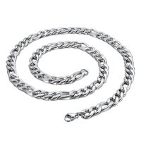 Simple Style Solid Color Titanium Steel Chain Bracelets Necklace main image 4