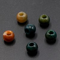 Large Hole Aventurine Jade Agate 12mm Beads Diy Hairpin Bracelets Pendant Jewelry Accessories sku image 5
