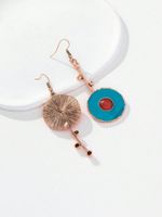 1 Pair Classic Style Round Alloy Drop Earrings main image 3