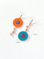1 Pair Classic Style Round Alloy Drop Earrings main image 4