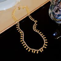 Ins Style Geometric Butterfly Alloy Plating Layered Necklaces sku image 16