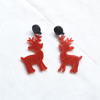 Christmas Cartoon Arylic Women's Drop Earrings 1 Pair sku image 5