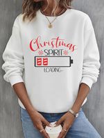 Sweats À Capuche Pour Femmes Manche Longue De Base Sapin De Noël sku image 76