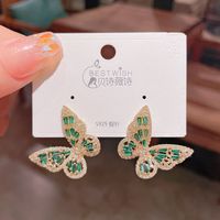 Fashion Butterfly Copper Plating Ear Studs 1 Pair sku image 5