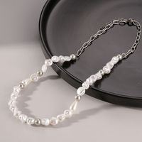 304 Stainless Steel Plastic Elegant Romantic Modern Style Beaded Geometric Beads Necklace main image 3