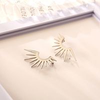 1 Pair Basic Modern Style Geometric Plating 304 Stainless Steel 18K Gold Plated Ear Studs main image 5