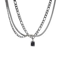 Hip-Hop Streetwear Geometric 304 Stainless Steel 18K Gold Plated Unisex Layered Necklaces main image 6