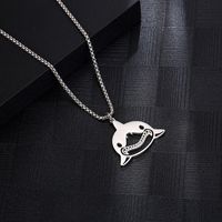 Cute Streetwear Shark 304 Stainless Steel 18K Gold Plated Unisex Pendant Necklace main image 2