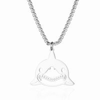 Cute Streetwear Shark 304 Stainless Steel 18K Gold Plated Unisex Pendant Necklace main image 6